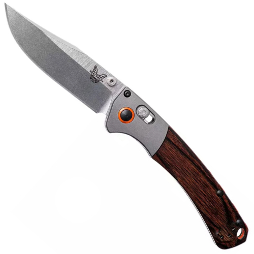 Mini Crooked River 15085-2 Stabilized Wood Handle Folding Knife