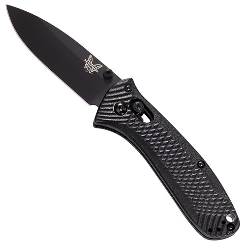 2.97 Inch Black Plain Blade Mini-Presidio Folding Knife