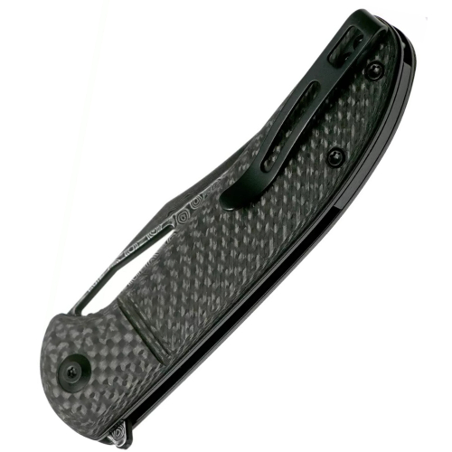 Ortis Folding Knife w/ Twill Carbon Fiber Handle