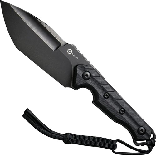 Secure the Maxwell Fixed Knife with a Black G10 Handle and accompanying sheath. Explore the collection at Camouflage.ca for high-quality outdoor tools. 