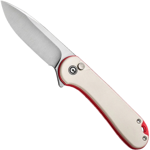 Enhance your collection with the StellarQuill P&B Lock Elementum Knife in elegant ivory. Camouflage.ca offers high-quality knives for the discerning enthusiast. 