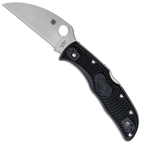 Endela Wharncliffe Folding Knife - Plain Edge - Black   