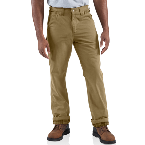 Carhartt Washed Twill Dungaree/Flannel Lined Pant