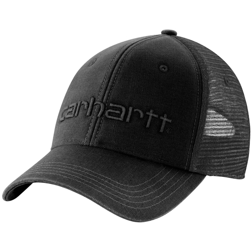 Canvas Mesh-Back Logo Graphic Cap