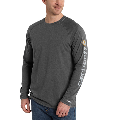 Carhartt Force Cotton Delmont Sleeve Graphic Long-Sleeve T-Shirt