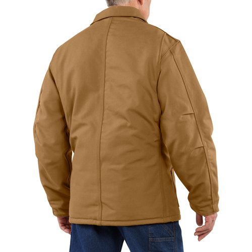 Flame-Resistant Loose Fit Firm Duck Insulated Traditional Coat