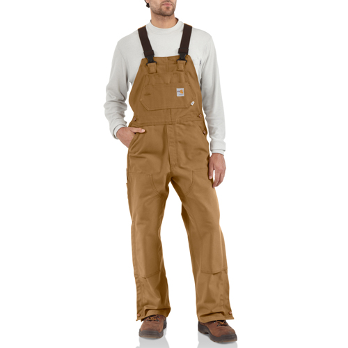 Flame-Resistant Loose Fit Duck Bib Overall