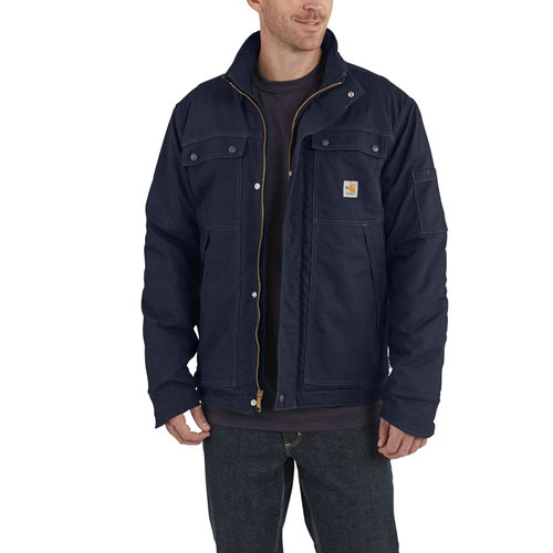 Flame-Resistant Full Swing Relaxed Fit Quick Duck Insulated Coat