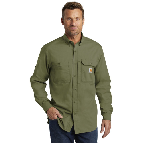 Carhartt Force Ridgefield Solid Long-Sleeve Shirt