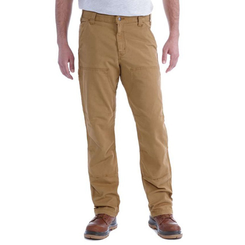 Rugged Flex Relaxed Fit Canvas  Double-Front Utility Work Pant