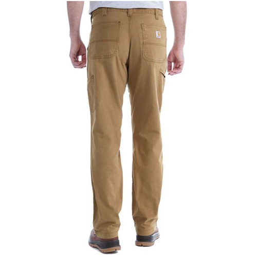 Rugged Flex Relaxed Fit Canvas  Double-Front Utility Work Pant