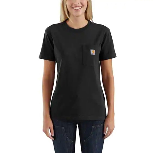 Carhartt Womens WK87 Workwear Pocket Short-Sleeve T-Shirt