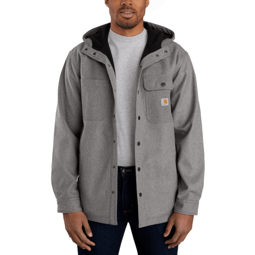 Rain Defender Relaxed Fit Heavyweight Hooded Shirt Jac 