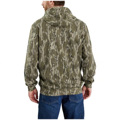 Loose Fit Midweight Camo Sleeve Graphic Sweatshirt