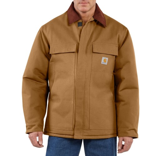 C003 Loose Fit Firm Duck Insulated Traditional Coat