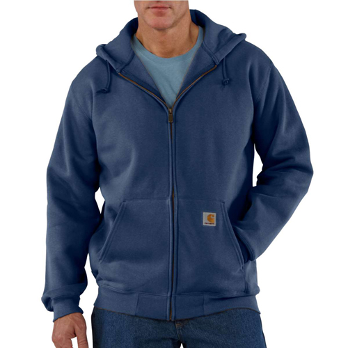Heavyweight Zip Front Hooded Sweatshirt
