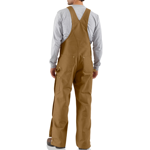 Duck Zip To Thigh Unlined Bib Overall