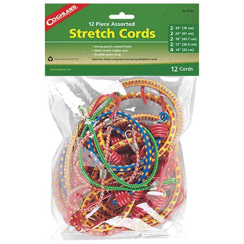 Assorted Stretch 12 Pack Cord
