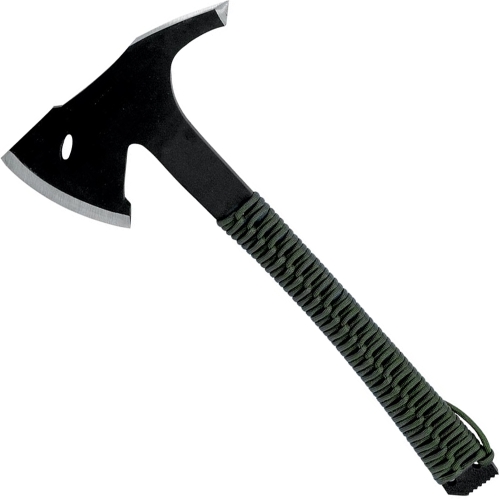 Condor Sentinel Army Green Axe. An army green axe with superior craftsmanship for a variety of outdoor applications 