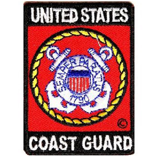 CP 2x2.75 Inch US Coast Guard Rect Patch