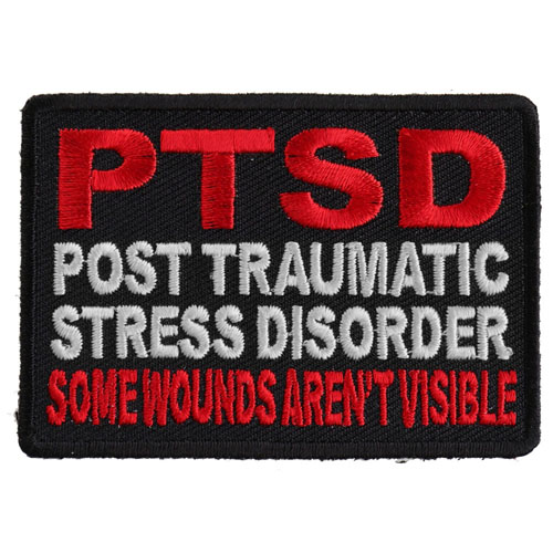 Some Wounds are not Visible PTSD Patch for Vets