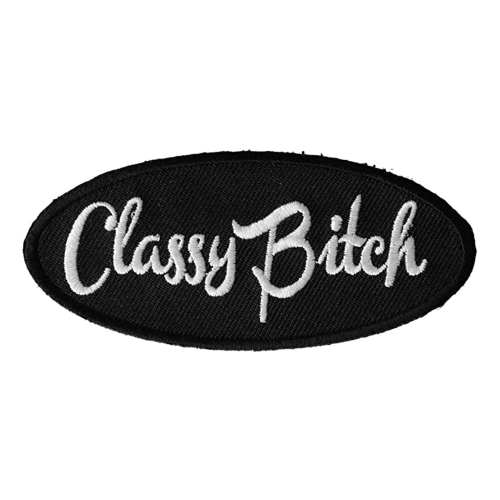 Classy Bitch Patch 3.5x1.5 inch