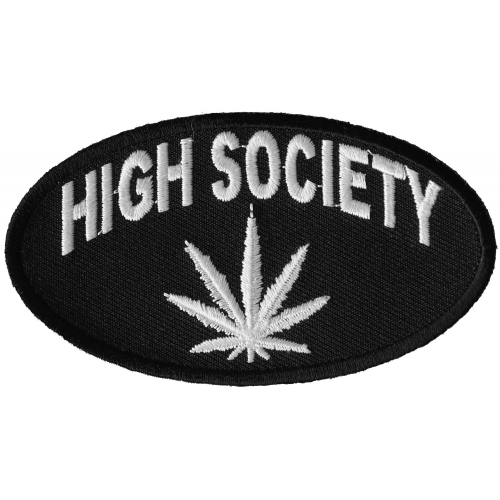 High Society Patch - 3.5x2 inch