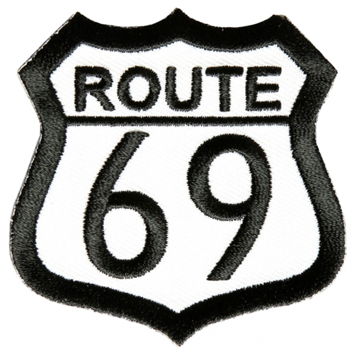 Route 69 Jacket and Vest Patch - 2.5x2.5 Inch