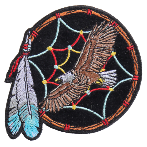 Eagle Dreamcatcher Small Patch - 3.5x3.5 Inch