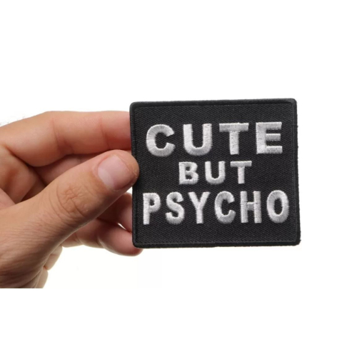 Cute But Psycho Patch - 3x2.75 inch