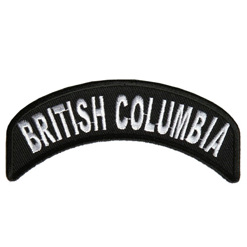 British Columbia State Embroidered Patch
