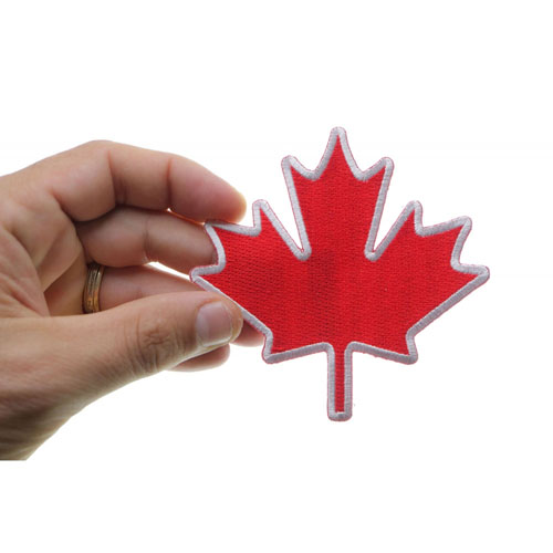 Canada Maple Leaf Patch 4x4 Inch