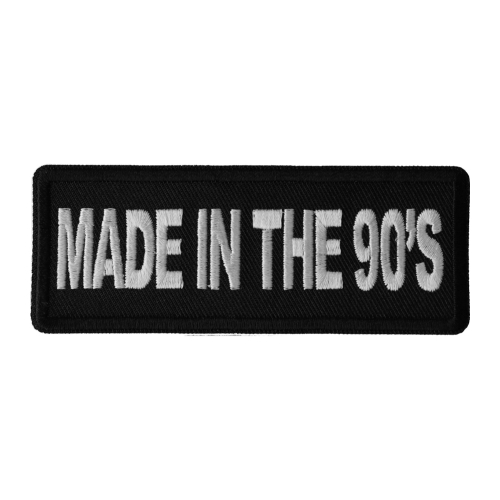 Made in the 90s Novelty Iron on Patch