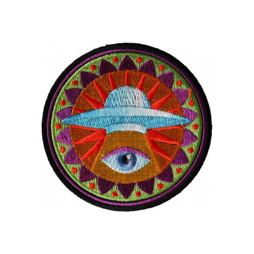 Spiritual Eye UFO Patch - 3x3 inch