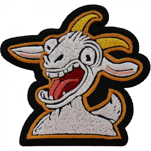 Awesome Goat Iron-on Patch