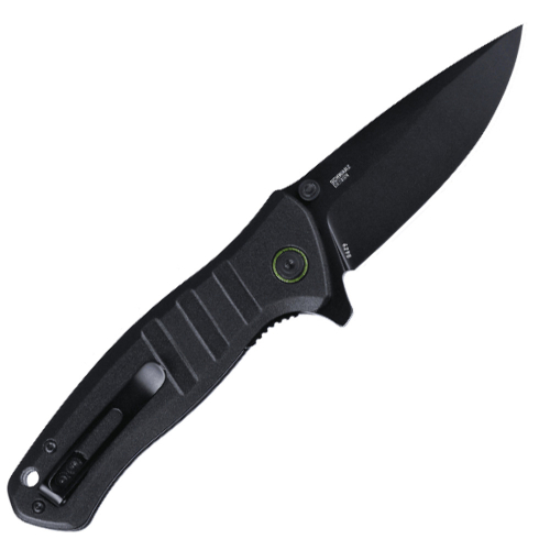 Dextro Folding Knife Black Aluminum Handles 