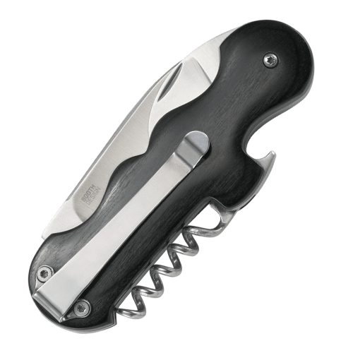 Triple Play Folding Knife w/ Corkscrew