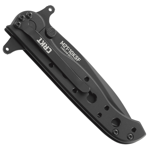 M21-10KSF Triple Point Serrations Folder Knife