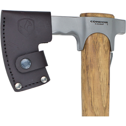 Condor Tool & Knife, Travelhawk Axe with Welted Leather Sheath