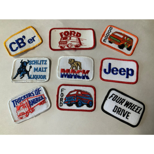 Vintage 70s Car & Trucker Patch