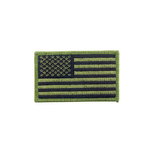 Flag USA Rect Olive Drab Patch