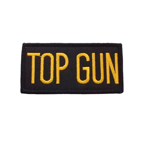 USN Top Gun Tab 4 Inch Patch