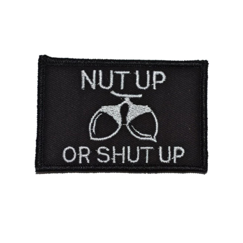 Morale Patch- Nut up or Shut up