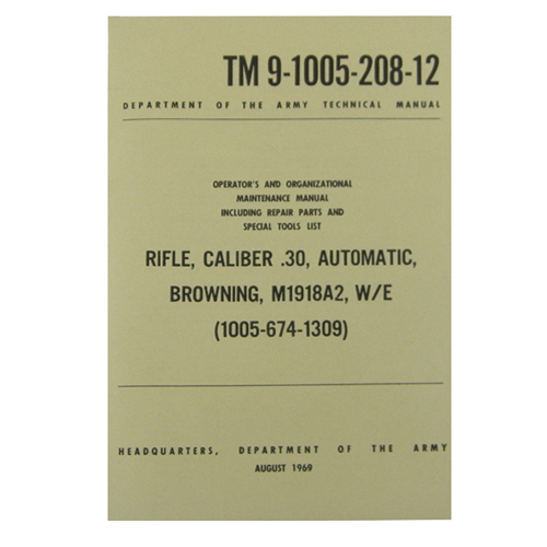 Military Issue Field Manuals - Carbine  Cal - 30 MI