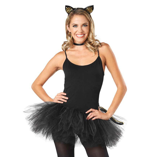 Women Punky Kitty Costume Kit
