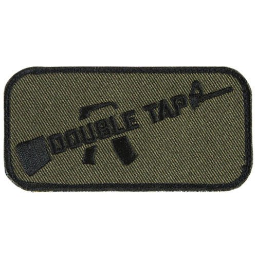 FOX OUTDOOR DOUBLE TAP PATCH - OLIVE DRAB