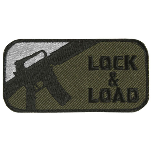 FOX OUTDOOR LOCK & LOAD PATCH - OLIVE DRAB