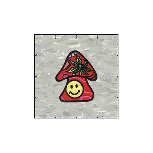 Mushroom with Smiley Patch
