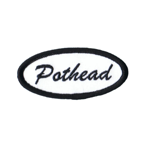 Fuzzy Dude Pothead Name Tag Patch