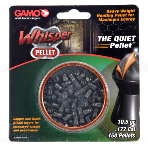 Gamo Whisper Pellets .177 Cal 10.5 Grains Domed